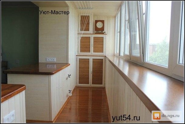Остекление, обшивка, утепление балконов и лоджий в новосибир.
