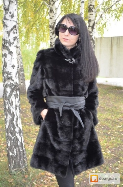 Черная Норковая Шуба