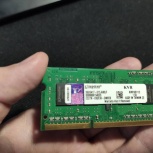 Kingston 2 ГБ DDR3 1600 МГц SODIMM CL11 KVR16S11/2, Новосибирск