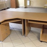 Комплект офисной мебели цвет дуб седан Смирнов-Мебель ЛДСП 25 мм, Новосибирск