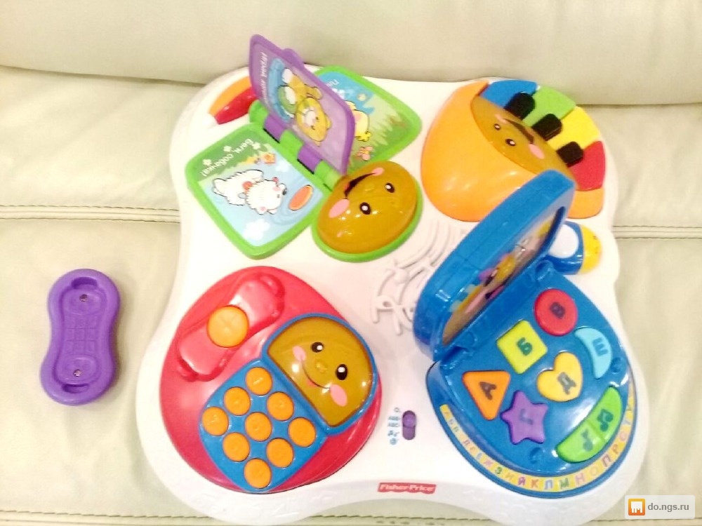 Столик музыкальный развивающий fisher price