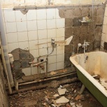 Утилизация ванн, душевой, сантехники, плитки, мусор после ремонта, Новосибирск