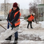 Уборка снега, Новосибирск