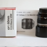 Продам объектив Canon EF-S 60mm f/2.8 Macro USM, Новосибирск