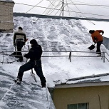 Уборка снега, Новосибирск