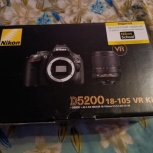 Зеркальный фотоаппарат nikon d5200 kit 18-105 vr, Новосибирск