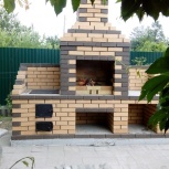Кладка печей, каминов, барбекю, Новосибирск