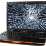 Замена разбитого экрана, матрицы ноутбука, Новосибирск