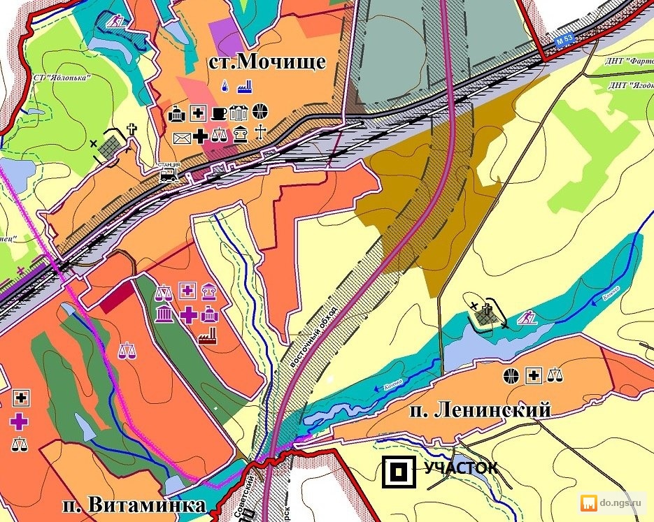 Село мочище новосибирская область карта