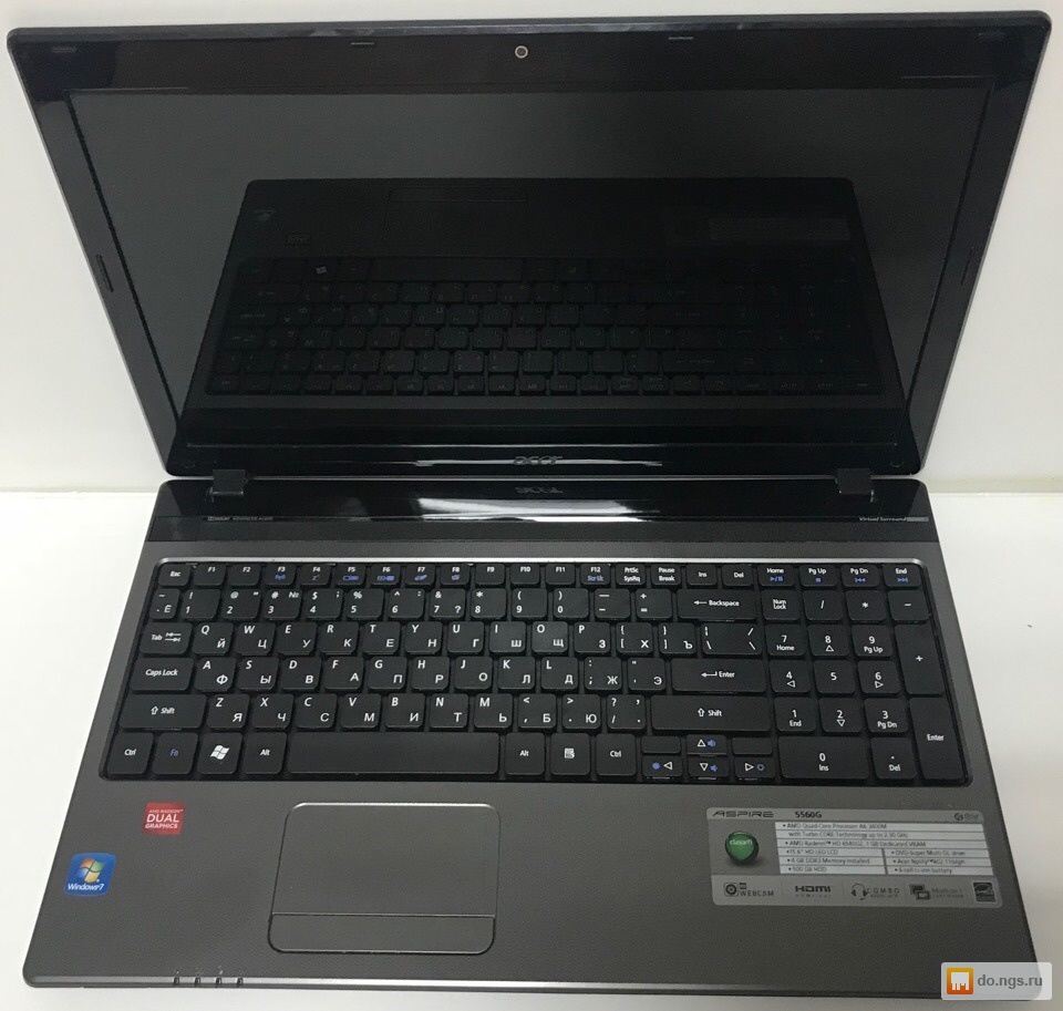 Acer aspire 5560g нет изображения