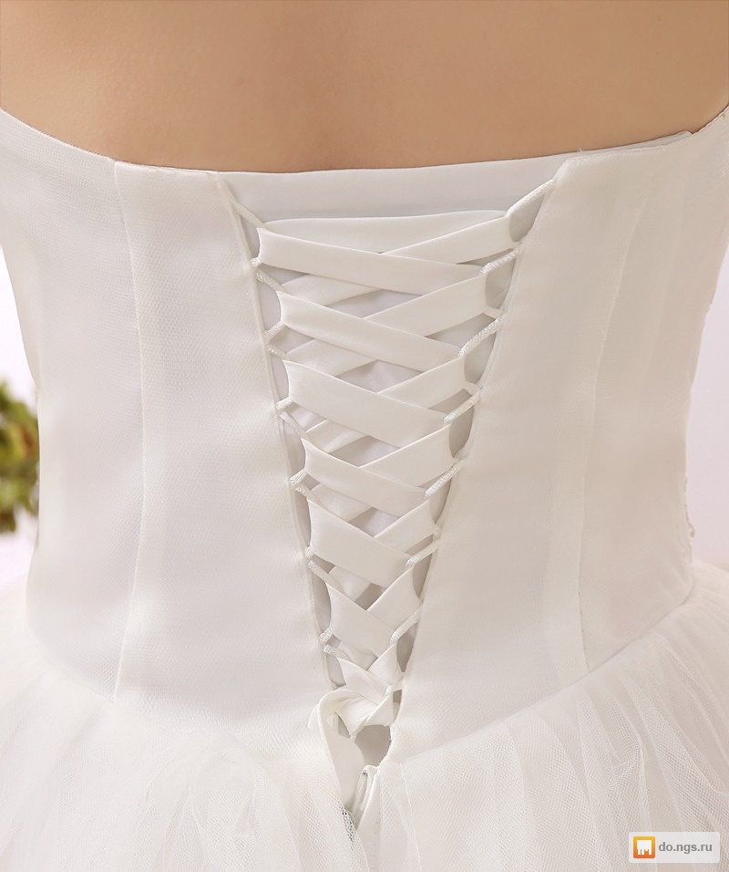 Шнуровка свадебного платья