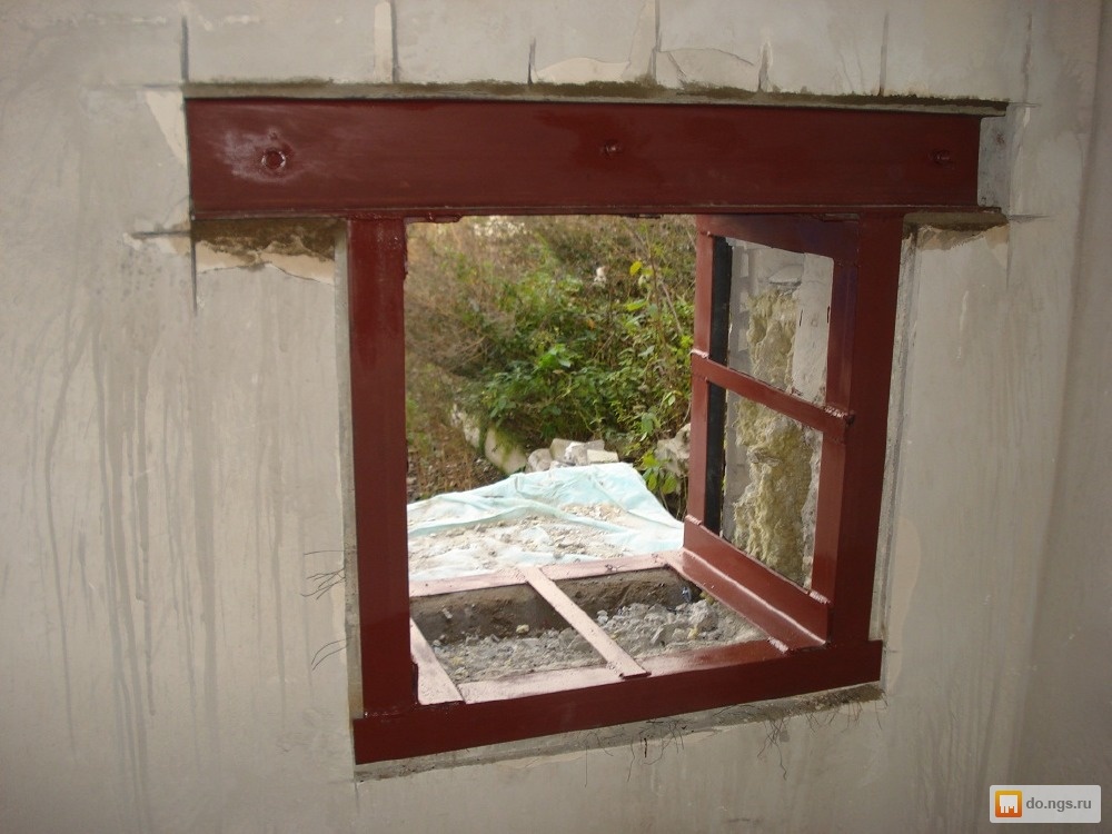 как прорезать окно в кирпичной стене