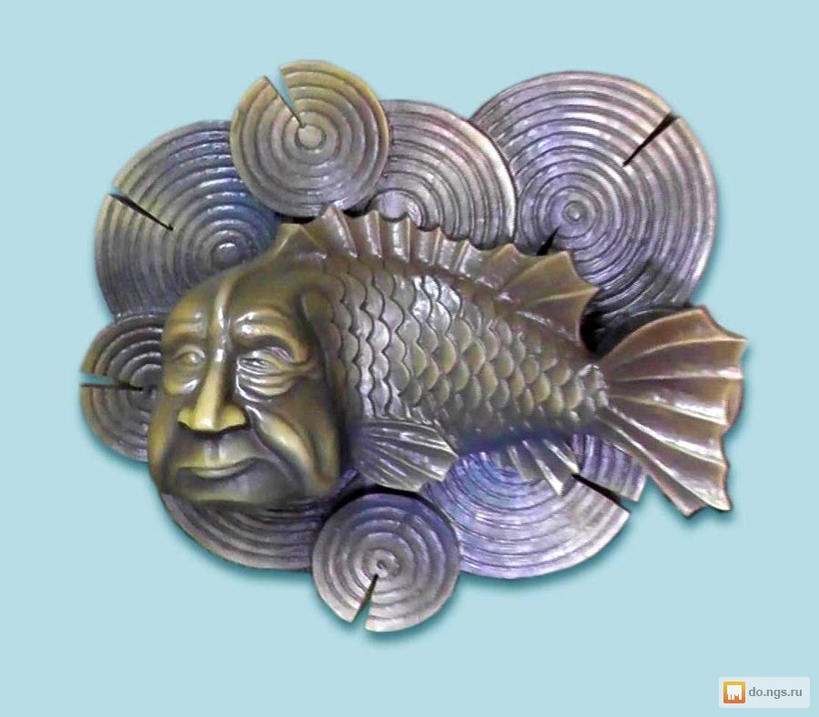 Рыбка скульптура. Рыба Лев скульптура. Рыба береза. Рыба с человеческим лицом из ткани. Рыба березка